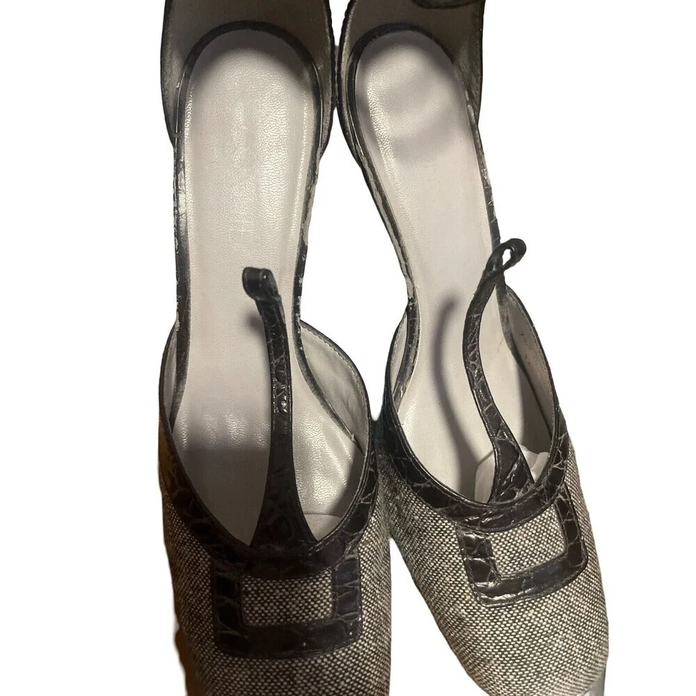 Connie Gray Vintage Looking Strappy Heels Women’s Size 7 1/2 - Picture 10 of 10